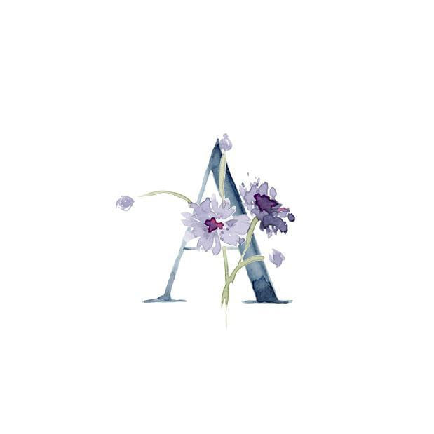 Wildflower Alphabet Notecard Set
